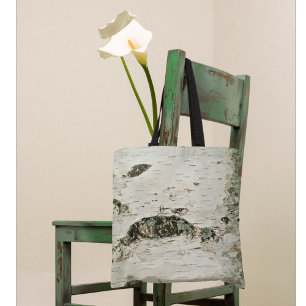 Bolso De Tela Bosque natural del tronco del árbol de aves Natura