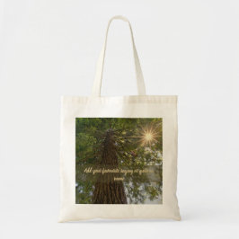 Bolso De Tela Bosque Pacífico con Foto de la Naturaleza de Luz D