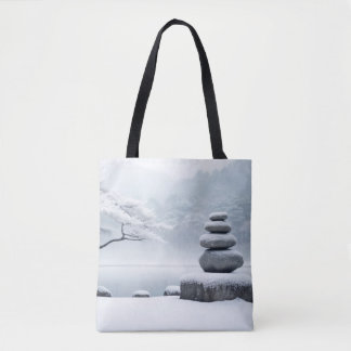 Bolso De Tela Bosque pedregoso tranquilo