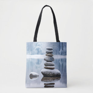 Bolso De Tela Bosque pedregoso tranquilo