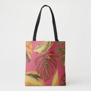 Bolso De Tela Bosque tropical. Resumen de la naturaleza ilustrac