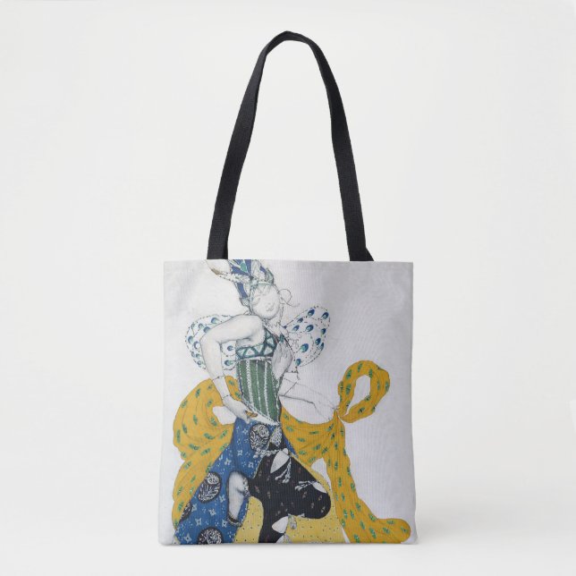 Bolso De Tela Bosquejo para La Peri del ballet ' (Anverso)