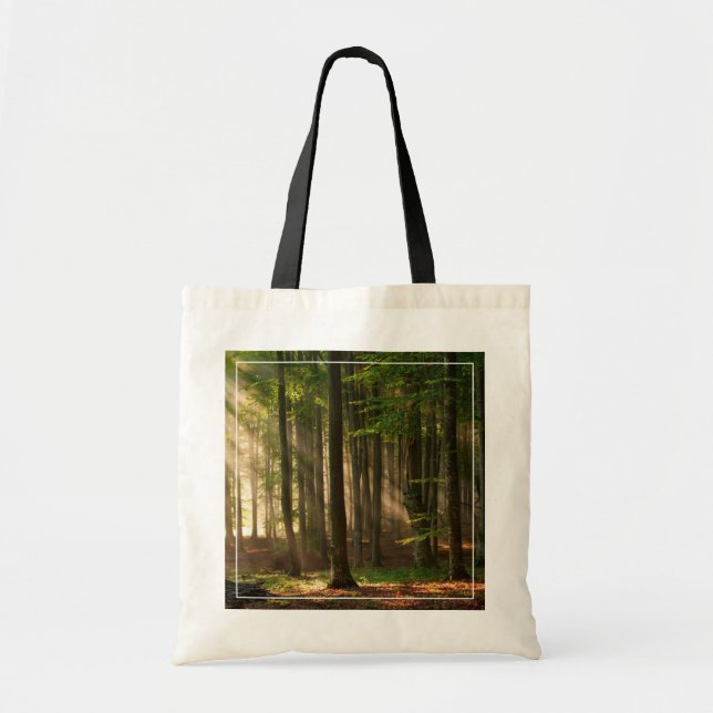 Bolso De Tela Bosques | Bosque otoñal (Frente)