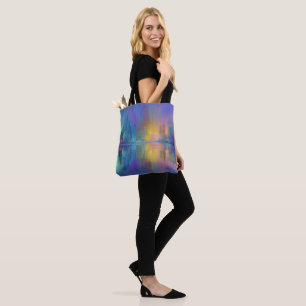 Bolso De Tela Bosques de susurros, colores pasteles luminosos,
