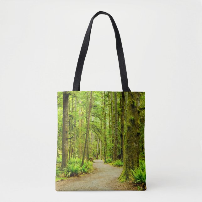 Bolso De Tela Bosques | Parque nacional olímpico (Anverso)