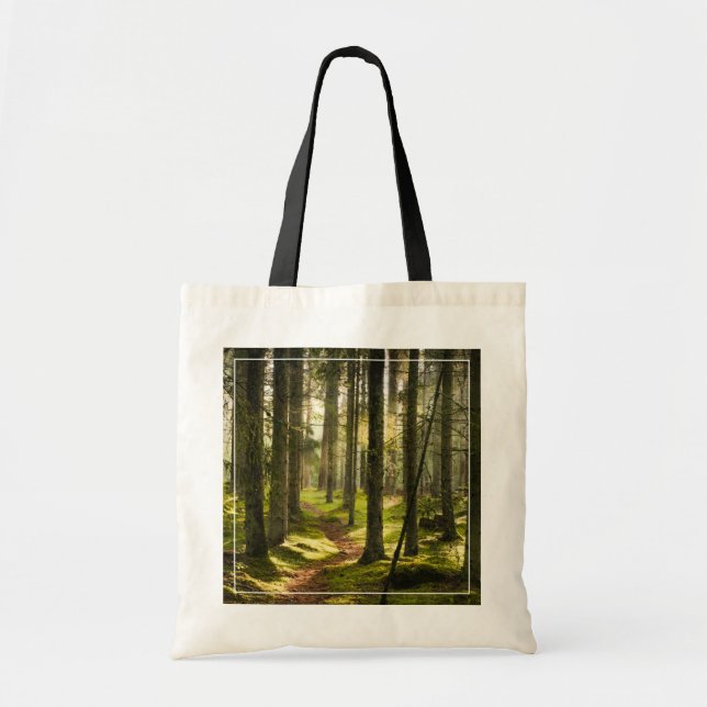 Bolso De Tela Bosques | Selva boreal Suecia (Frente)