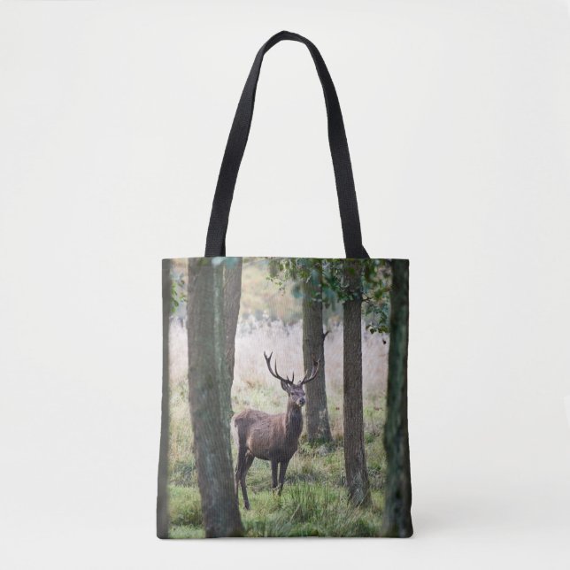 Bolso De Tela Bosques | Woodlands & Red Deer (Anverso)