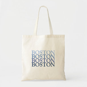 Bolso De Tela Boston Massachusetts, Blue and light Blue