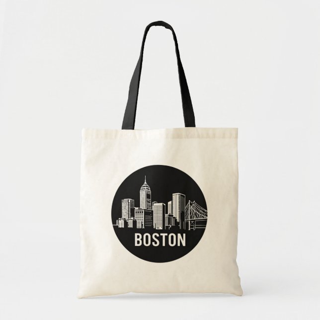 Bolso De Tela Boston Massachusetts, Estados Unidos de América Sk (Frente)