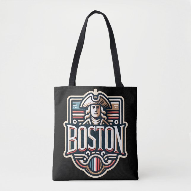 Bolso De Tela Boston Massachusetts Paul Revere (Anverso)