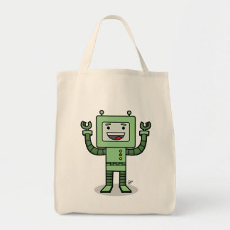 Bolso De Tela Bot feliz - tote del ultramarinos