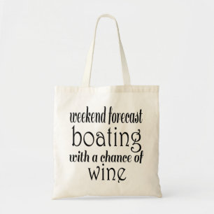 Bolso De Tela Bota y vino de fin de semana