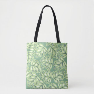 Bolso De Tela Botanic jungle seamless pattern in pastel green co