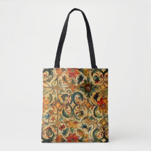 Bolso De Tela Botánica de la Edad de Oro