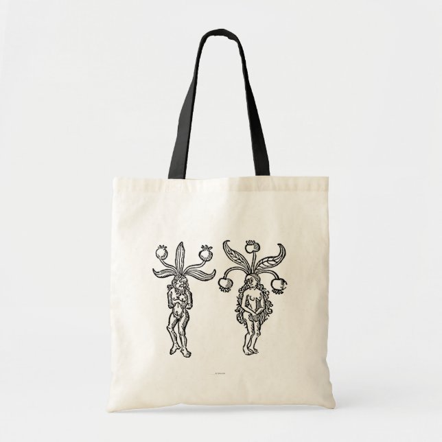 Bolso De Tela Botánica: Mandrake, 1476 (Frente)