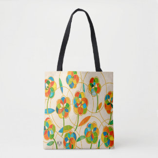 Bolso De Tela Botánico Neon