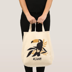Bolso De Tela Botánico Toucan Tropical