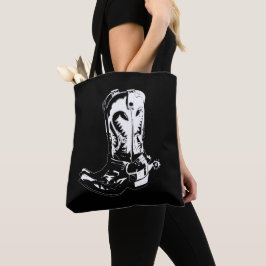 Bolso De Tela Botas de vaca