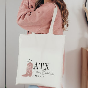 Bolso De Tela Bote de Cowboy Personalizado Austin Bachelorette P