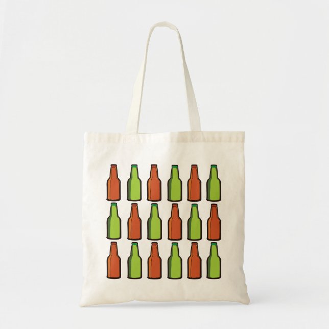 Bolso De Tela Botella de cerveza Fiesta de bebida (Frente)