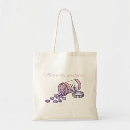 Bolso De Tela Botella de pastillas rosa linda regulada médicamen
