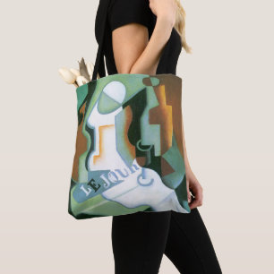 Bolso De Tela Botella y Frutero de Juan Gris, Cubismo Vintage