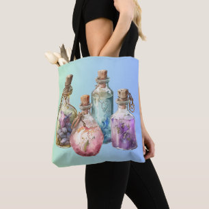 Bolso De Tela Botellas de Pociones Botella Pastel Halloween