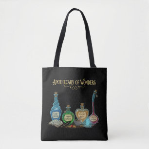 Bolso De Tela Botica de Maravillas   Fantasía Mágica