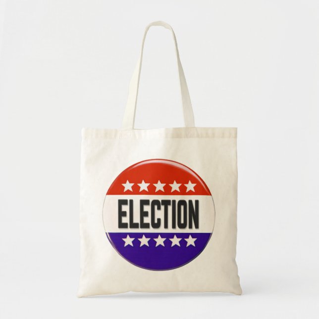 Bolso De Tela botón Elección (Frente)