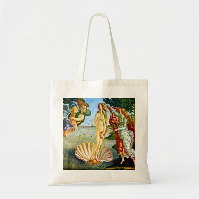 Bolso De Tela Botticelli el nacimiento de Venus (Frente)