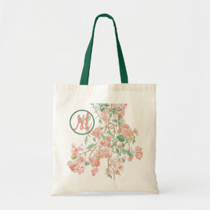 Bolso De Tela Bougainvillea rosa Monograma Agua