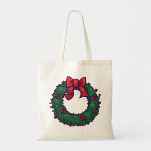 Bolso De Tela Boughs de Holly