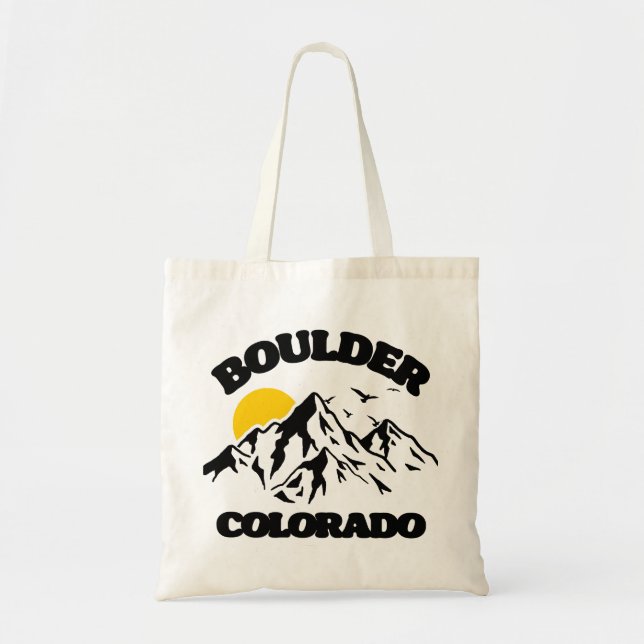 Bolso De Tela Boulder, Colorado (Frente)