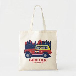Bolso De Tela Boulder Colorado Vintage