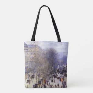Bolso De Tela Boulevard des Capucines de Claude Monet, Arte Fino