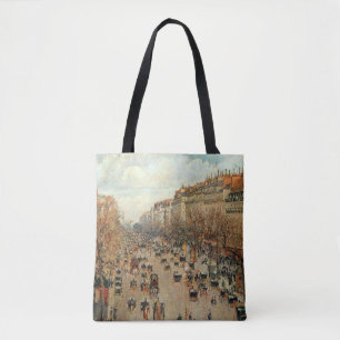 Bolso De Tela Boulevard Montmartre-Eremitage Camille Pissarro