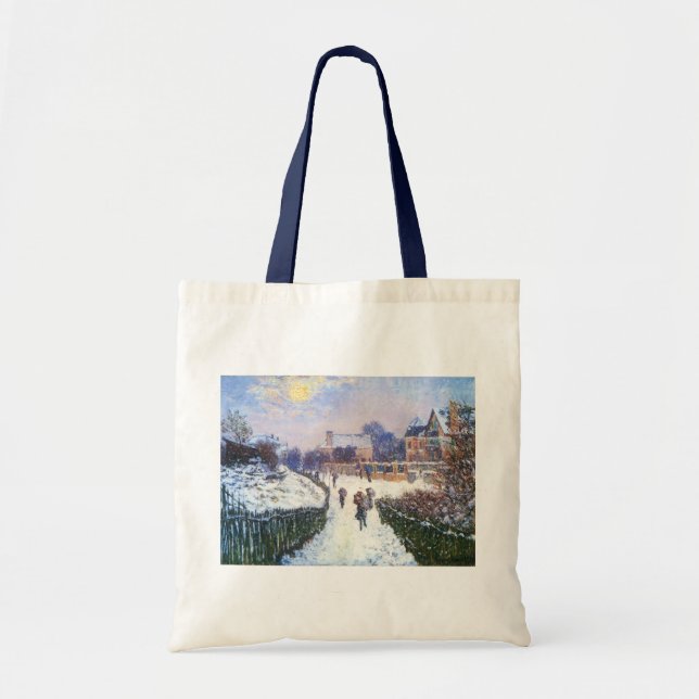 Bolso De Tela Boulevard Saint Denis Argenteuil por Claude Monet (Frente)