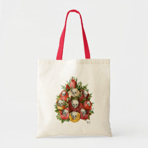 Bolso De Tela Bouquet de calaveras