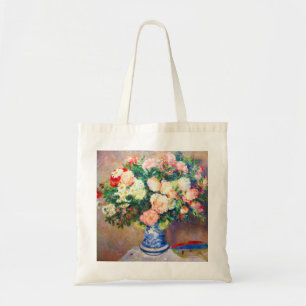 Bolso De Tela Bouquet de crisantemos y un ventilador japonés