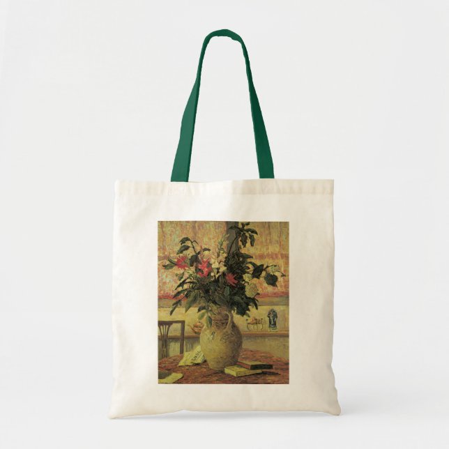 Bolso De Tela Bouquet de flores en la ventana de Maxine Maufra (Frente)