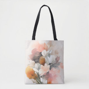 Bolso De Tela Bouquet Temporada Otoño Naturaleza acuarela Art Pa
