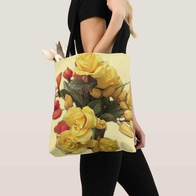 Bolso De Tela "Bouquet" Tote Bag (Detalle)