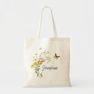 Bolso De Tela Bouquet Wildflowers Bridesmaid Tote Bag