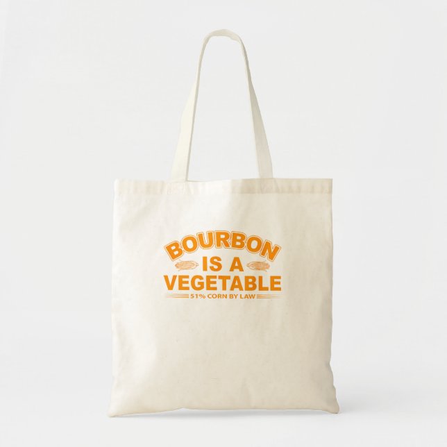 Bolso De Tela Bourbon Es Un Beber De Burones De Whiskey Vegetabl (Frente)
