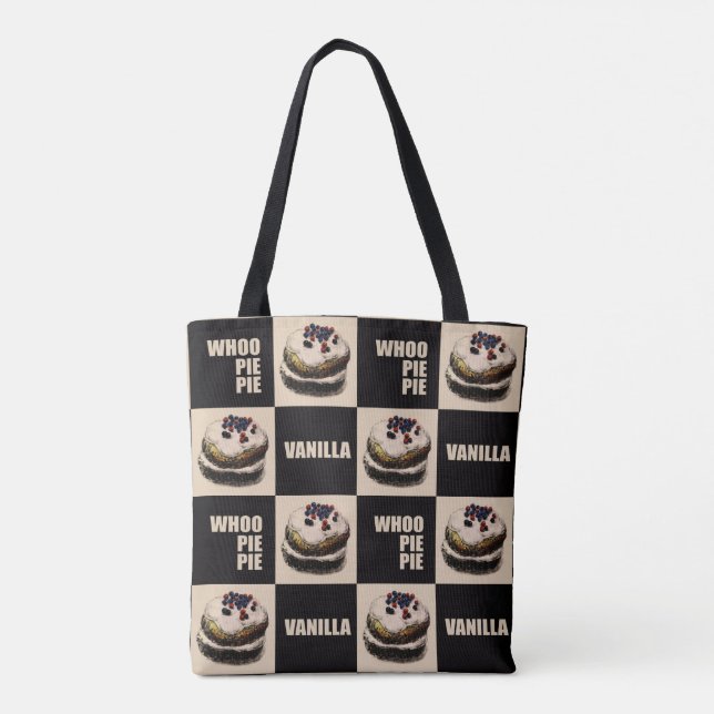 Bolso De Tela [BoutBoutBout] Vainilla Whoopie Pie Socks Flip Fl (Reverso)