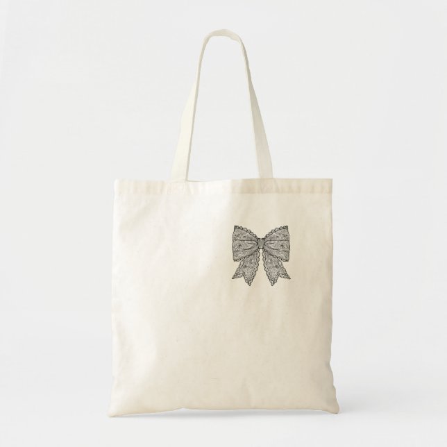 Bolso De Tela Bow Dooddle (Frente)
