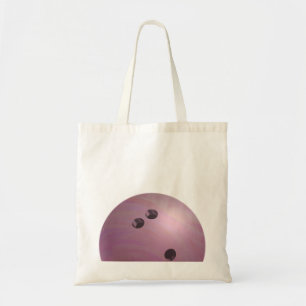 Bolso De Tela Bowling Ball Pink