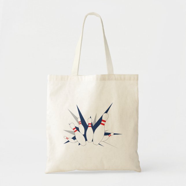 Bolso De Tela Bowling Pins (Frente)