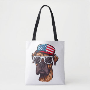 Bolso De Tela Boxer 4 de julio Fiesta