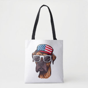 Bolso De Tela Boxer 4 de julio Fiesta